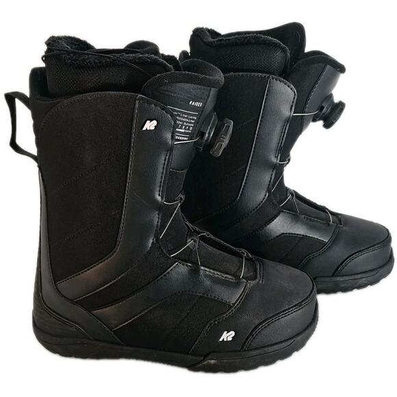 K2 Raider • Men's Size 9.5 • Coiler BOA Snowboard Boots • Black [68] - Picture 1 of 12
